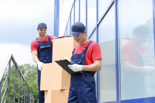 Practical long-term storage unit in Oldcoulsdon with labelled boxes and protected items