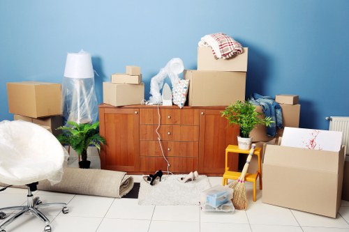 Person securing a storage unit during booking confirmation